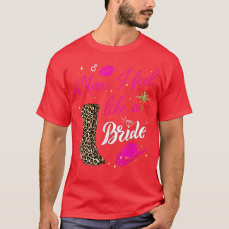 Camiseta Cara, eu me sinto como um retrato noivo do Cowboy