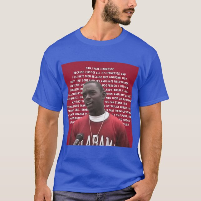 Camiseta CARA EU ODEIO TENNESSEE de presente (Frente)