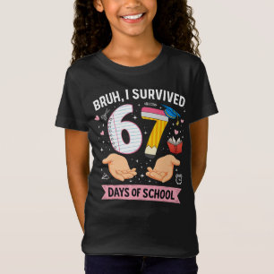 Camiseta Cara, eu sobrevivi 67 dias de aula
