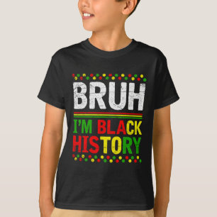 Camiseta Cara eu sou Mês da História Negra Melanina African