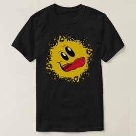 Camiseta Cara feliz da boca larga