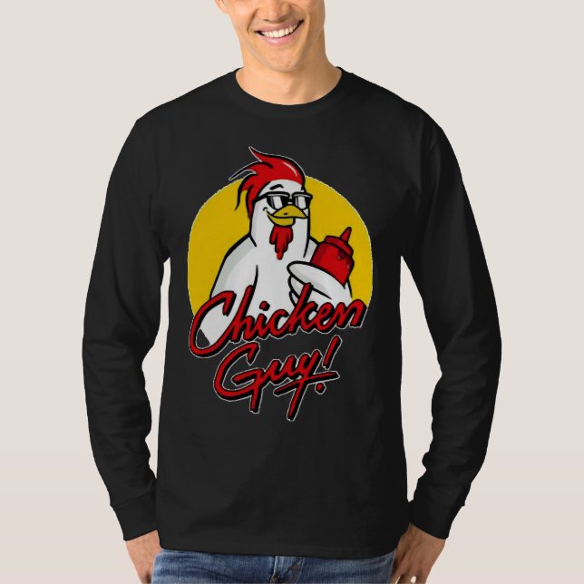 Camiseta Cara Fieri cara de frango Cara Fieri Pintinho (Frente)