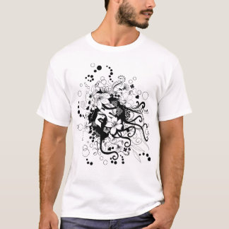 Camiseta Cara florescida