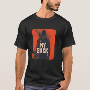 Camiseta Cara legal com a minha roupa de trás para o Homem