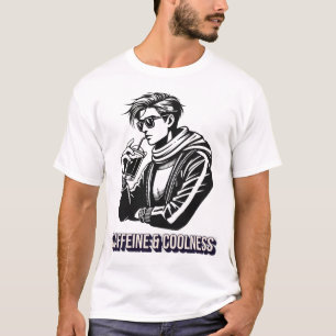 Camiseta Cara legal com sombras e bebidas - Arte de Estilo