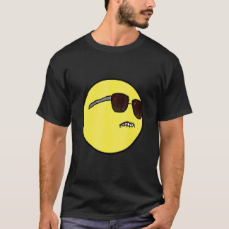 Camiseta Cara Legal Malvado e Confiante Com Seus Óculos
