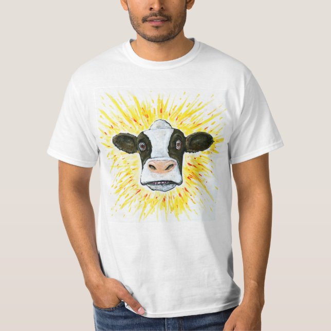 Camiseta Cara louca da vaca (Frente)