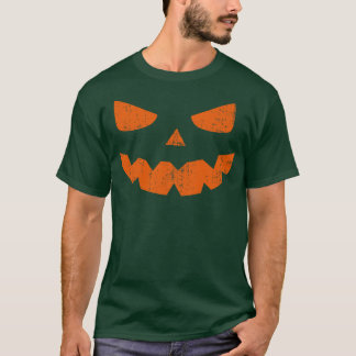 Camiseta Cara mimada de Lanterna de abóbora de halloween