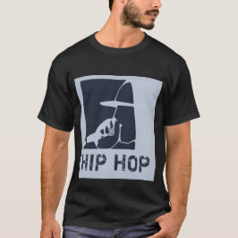 CAMISETA CARA NA COBERTURA DE HOODIE NO HOP DE HIP MIC