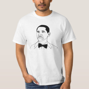 Camiseta Cara nao má Meme da raiva de Barack Obama