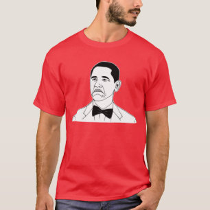 Camiseta Cara nao má Meme da raiva de Barack Obama