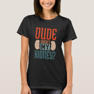 Camiseta Cara, onde está meu receptor de transplante de rim