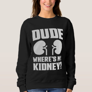 Camiseta Cara Onde Está Meu Rim  Fique Bem Cirurgia de Rim 