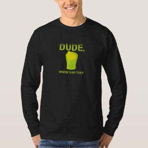 Camiseta Cara Onde Está o Meu Dedo do Pé Amputação de Pern
