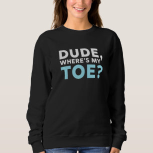 Camiseta Cara Onde Está o Meu Pé Roda de Amputação Cadeira
