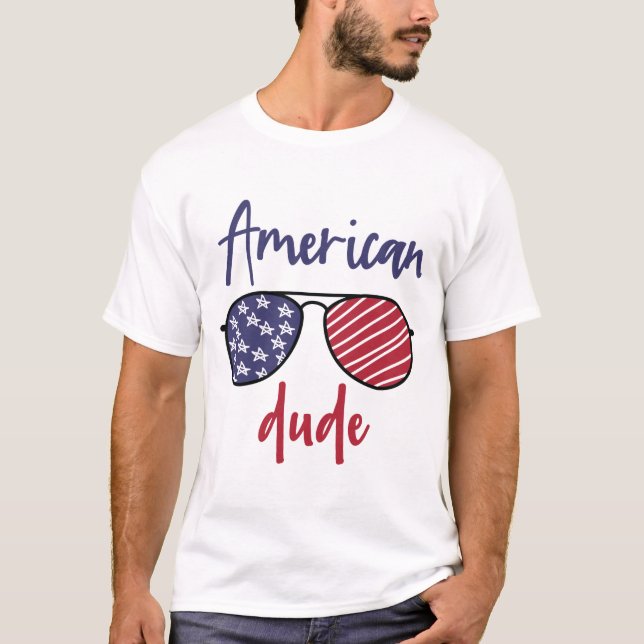 Camiseta Cara Patriota Americano (Frente)