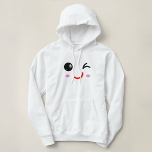 Camiseta Cara piscando, sorriso Piscar os olhos