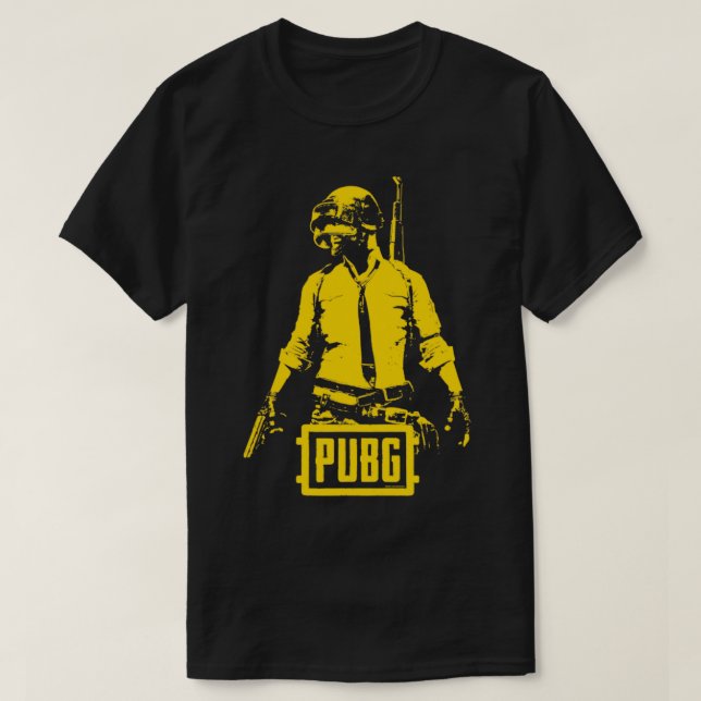 Camiseta CARA PUBG Tie (Frente do Design)