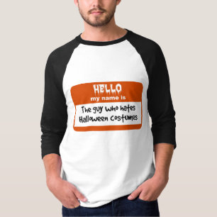 Camiseta Cara que deia o Nametag dos trajes do Dia das