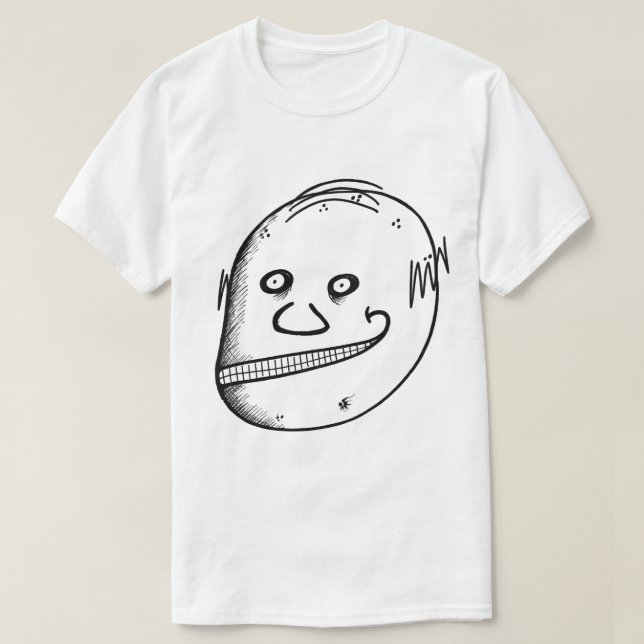 Camiseta Cara sombrio (Frente do Design)