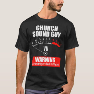 Camiseta Cara sonora da Igreja Engenheiro de tecnologia de