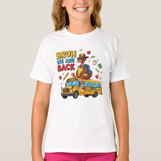 Camiseta Cara, Voltamos Funny Duck Design de Volta às Aulas