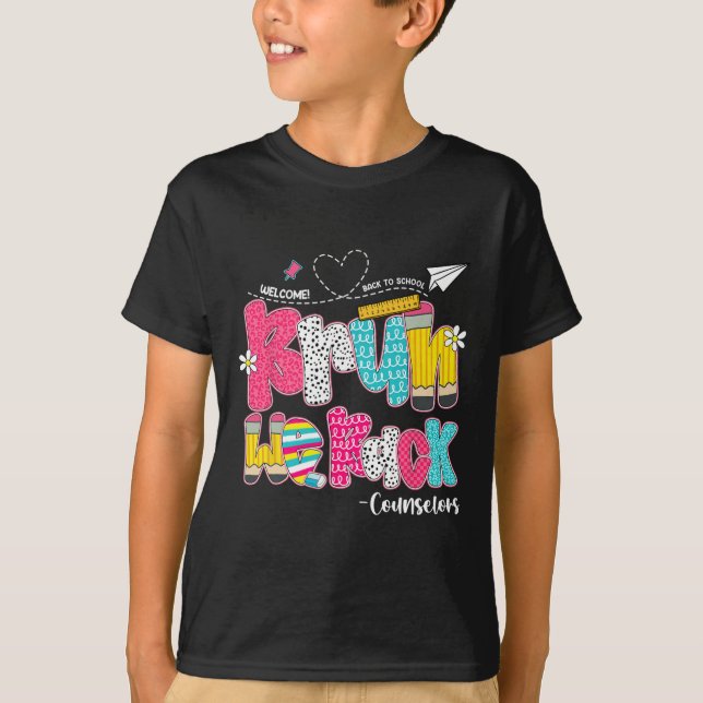 Camiseta Cara, Voltamos Orientadores Bem-vindos à Escola  (Frente)