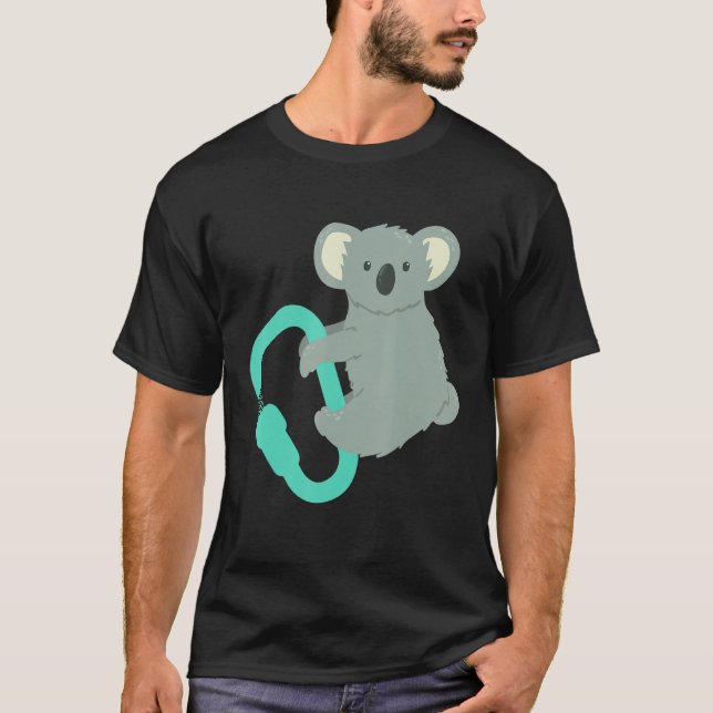 Camiseta Carabiner Koala Bouldering Koala Bear (Frente)