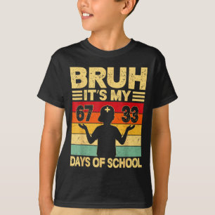 Camiseta Caraça São Meus 67 33 Dias De Escola 100º Dia 67 M