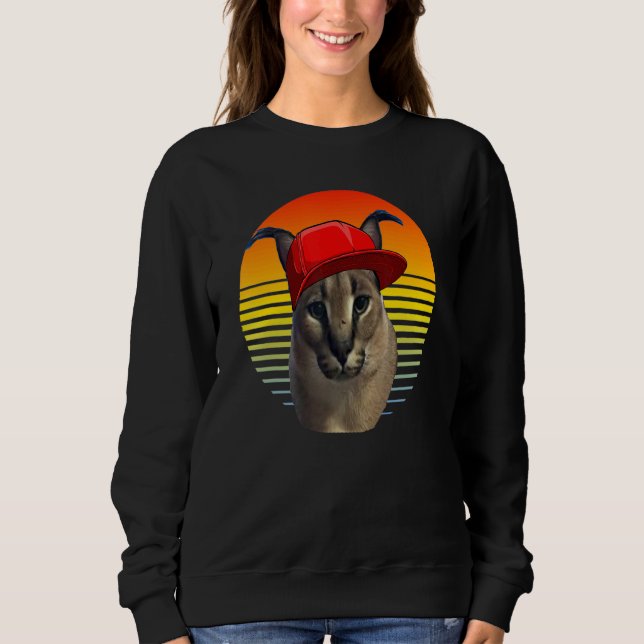 Camiseta caracal meme cat (Frente)
