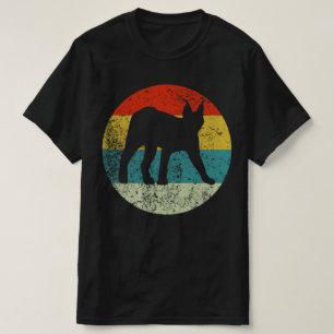 Camiseta caracal retro silhueta vintage 70s
