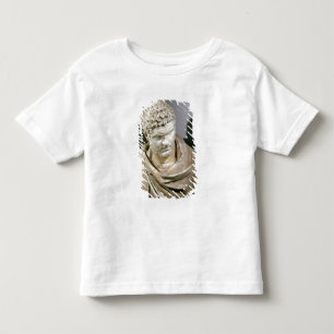 Camiseta Caracalla, o mármore romano cuirassed o busto,