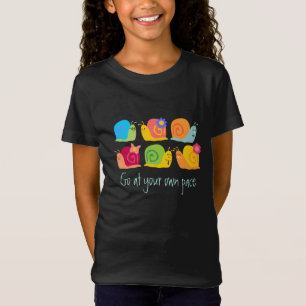 Camiseta Caracóis felizes, caracóis bonitos, são o seu próp