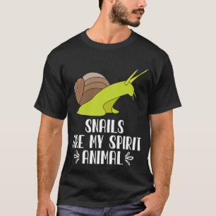 Camiseta Caracóis São O Meu Animal Espirituoso