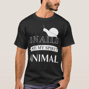 Camiseta Caracóis São O Meu Espírito Animal, Gato De Escarg