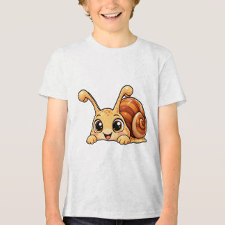 Camiseta Caracol Adorável Peekaboo