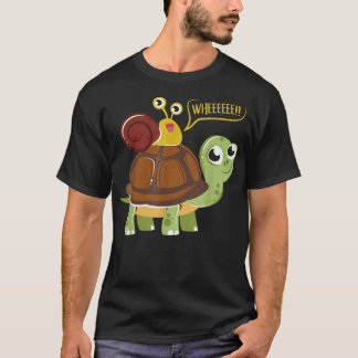 Camiseta Caracol Andando Uma Tartaruga Amantes de os animai