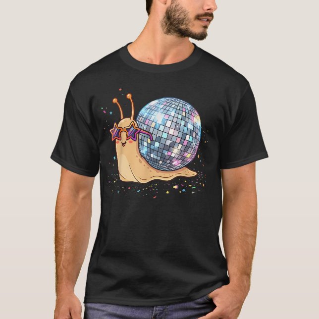 Camiseta Caracol Bola de Disco (Frente)