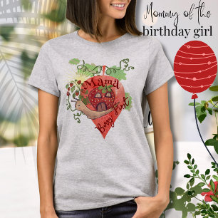 Camiseta Caracol Caprichoso & Mamãe Morango 