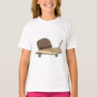 Caracol como Patinador com skate