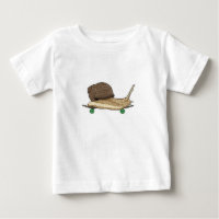 Caracol como Patinador com skate