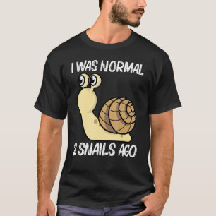 Camiseta Caracol Cortado Para Homens Caracóis De Água fresc