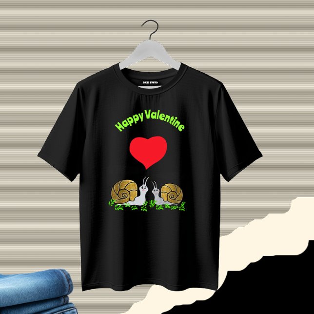 Camiseta Caracol engraçado (Criador carregado)