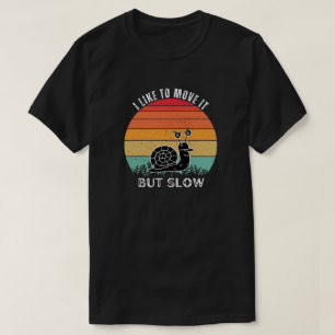 Camiseta Caracol Engraçado, gosto de mexer com ela