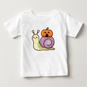 Camiseta Caracol fofo de Halloween