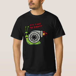 Camiseta Caracol giro rápido com o motor turbo