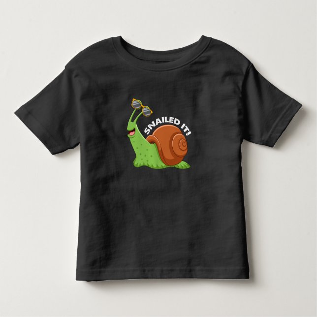 Camiseta Caracol lento com óculos escuros Ventilador (Frente)