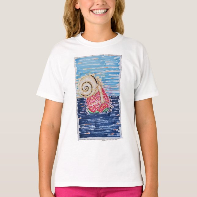 Camiseta Caracol na Morango (Frente)