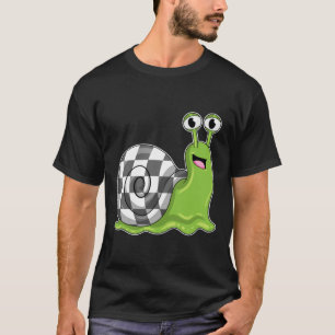 Camiseta Caracol no Xadrez com Chessboard