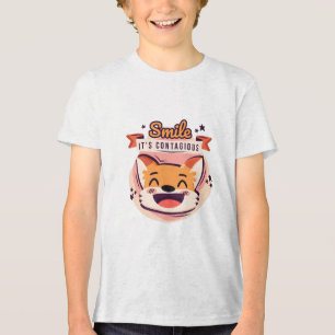 Camiseta Caracter Fox Smile Kids Baby T Shirt
